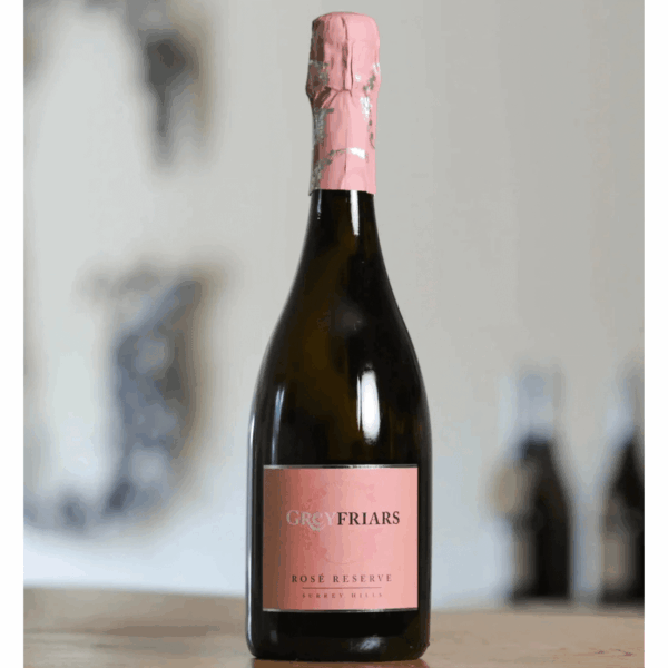 Greyfriars Vineyard Sparkling Rosé Reserve 2021 (6 Bottles) Puttenham, Surrey, England