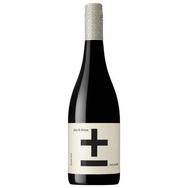 Fourth Wave Wine Plus & Minus Pinot Noir (6 Bottles) Australia *zero alcohol