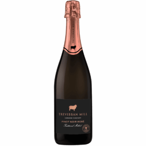 Trevibban Mill Sparkling Pinot Noir Rosé 2019 (6 Bottles) Wadebridge, Cornwall, England