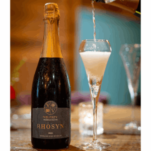 Velfrey Rhosyn Welsh Sparkling Rosé 2021 (6 Bottles) Narberth, Pembrokeshire, Wales