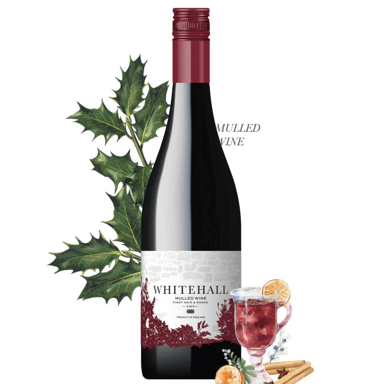 Whitehall Mulled Wine 2020 (6 Bottles) Chippenham, Wiltshire, England