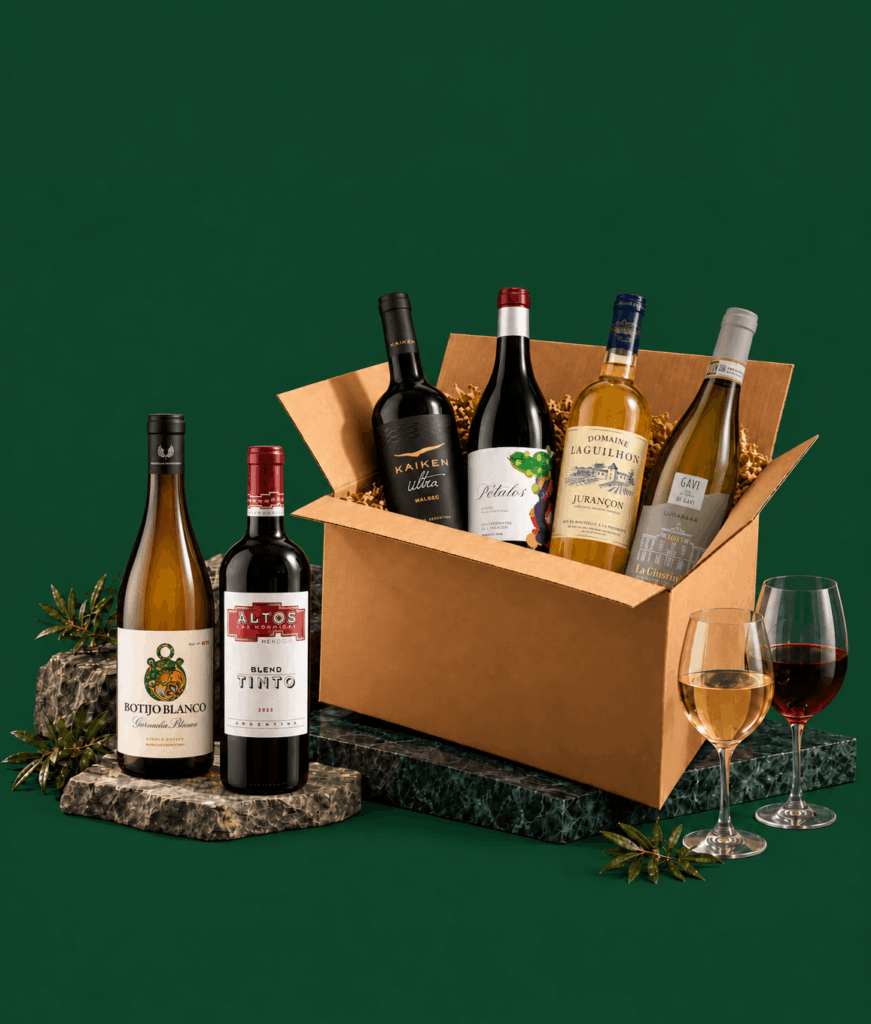 Archery Road Bullseye wine bottle with a Cellars Rewards Club membership card